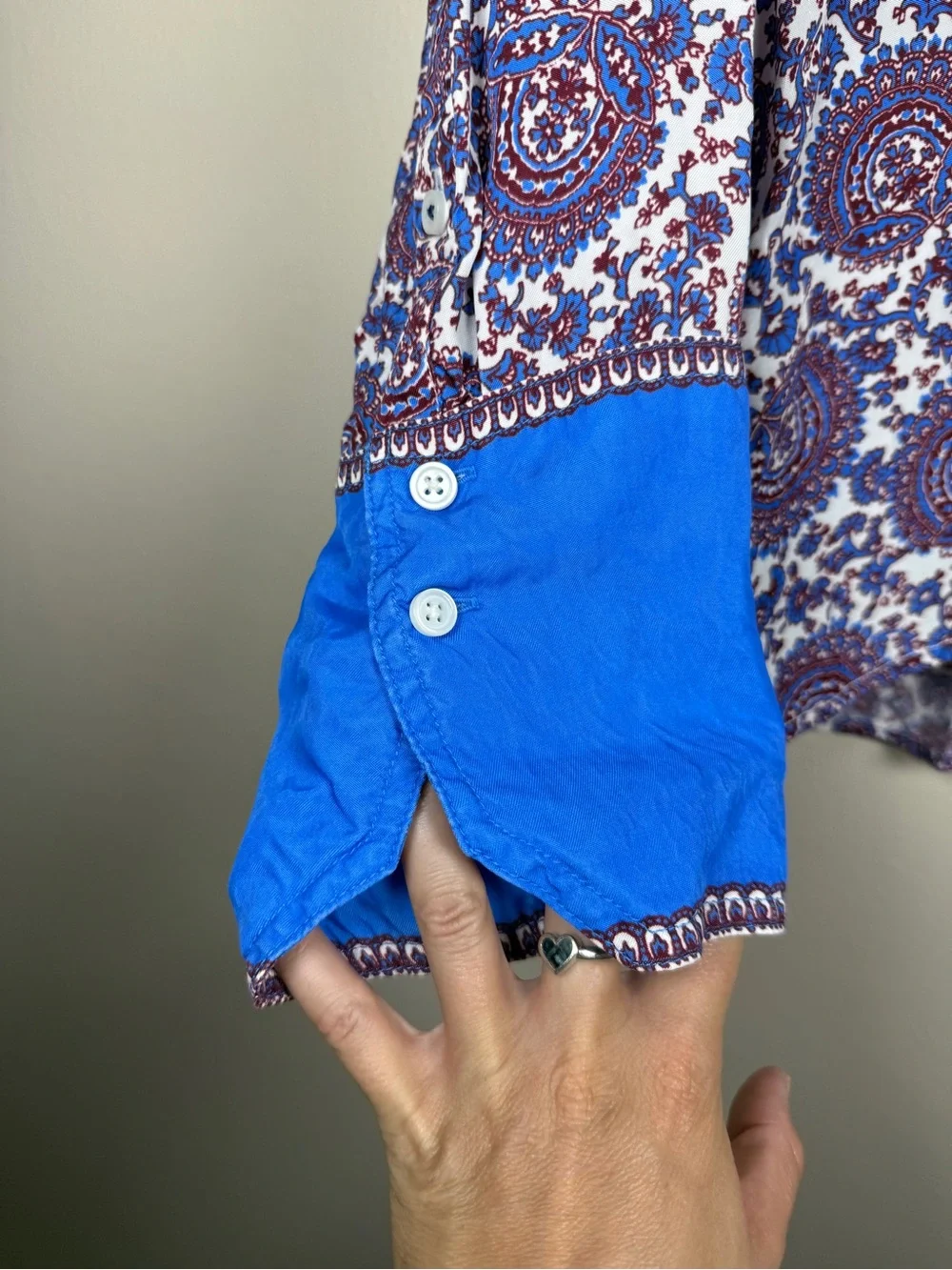 J. CREW Classic-Fit Drapey Cupro-Blend Shirt in Floral Crown Size 12